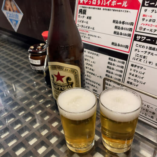 友酒家　瓶ビール